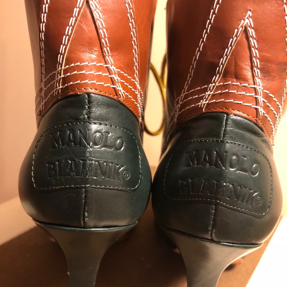 Manolo Blahnik okla stiletto/boot. Vintage - Picture 7 of 8